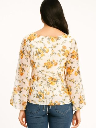 Marigold Mist Corset Kurti